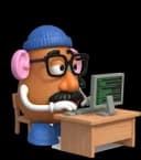 Persona trabajando en su negocio